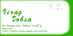 virag dobsa business card